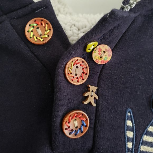 Hooded Fleece Lined Cat Poncho - Picture 3 of 4